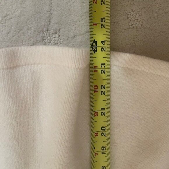 Ted Baker Cream Peplum Cable Knit Sweater – SZ 4 - Picture 11 of 15